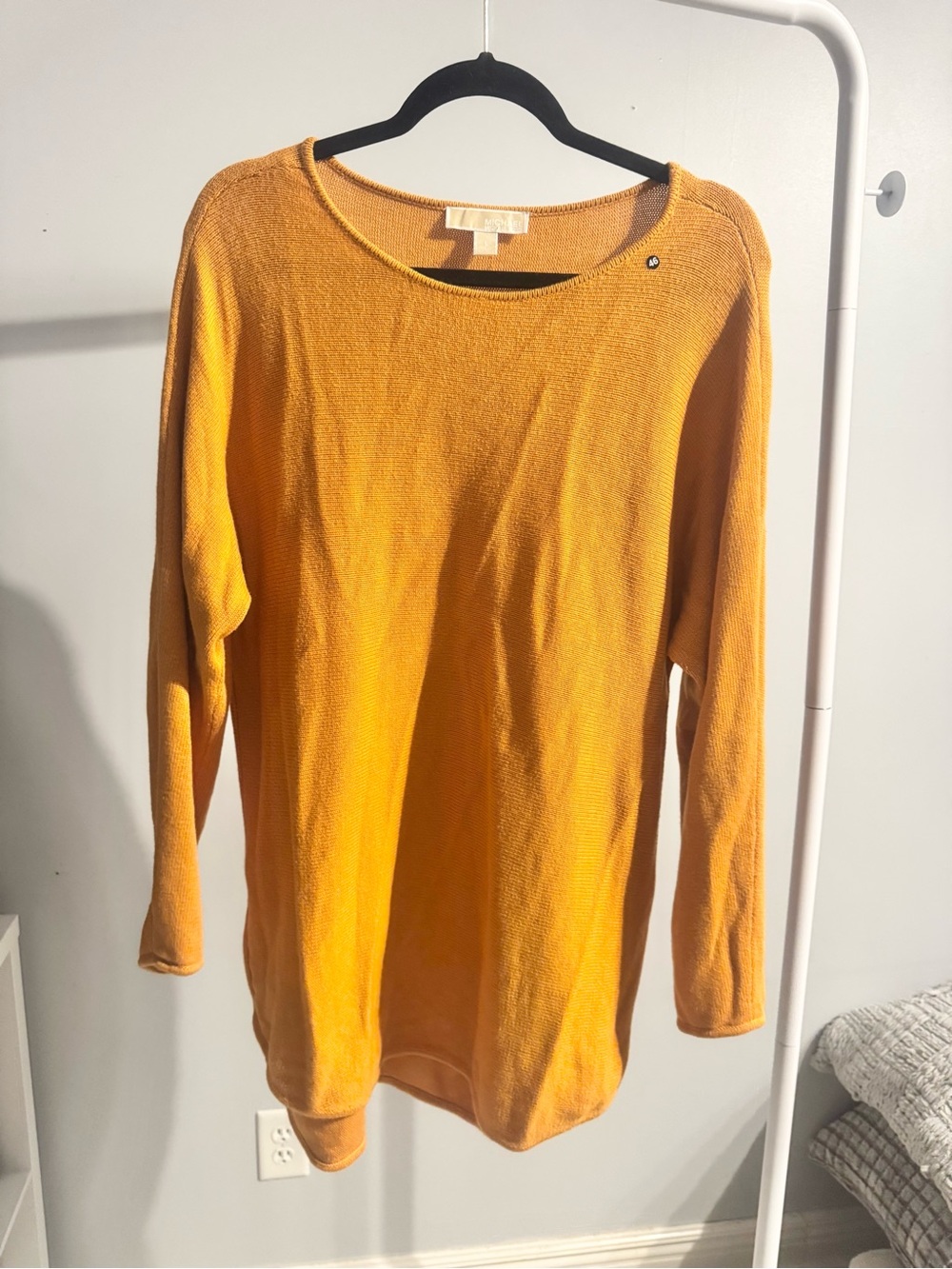 Michael Kors Mustard Yellow Knit Sweater